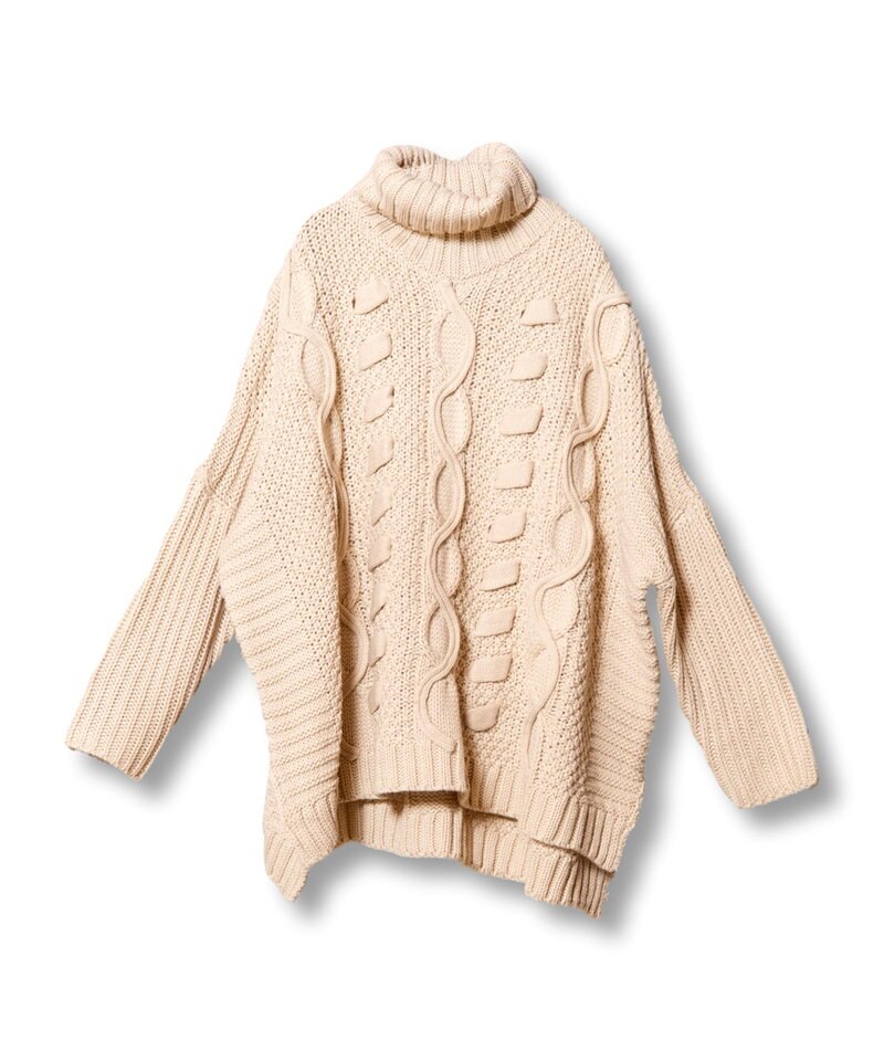 OSMOSIS｜模様編タートルニットプルオーバー | Rakuten Fashion(楽天ファッション／旧楽天ブランドアベニュー)NF5032