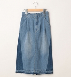 【レイカズン/RAY CASSIN】 ミドル丈デニムタイトスカート [送料無料]