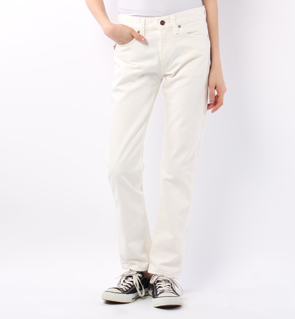 yorSlow(IAXE)zIVY FIT JEANS (WHT)