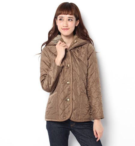 【THE SMOCK SHOP(ザスモックショップ)】ファー付フードジャケット