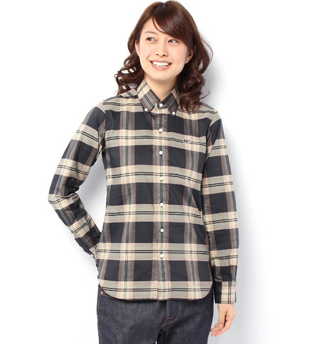 【Scye(サイ)】先染ドビーチェックBDシャツ