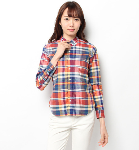 【GYMPHLEX(ジムフレックス)】長袖ボタンダウンシャツ