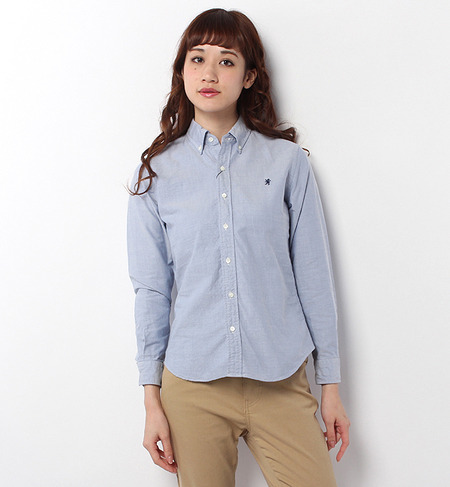 【GYMPHLEX(ジムフレックス)】長袖ボタンダウンシャツ