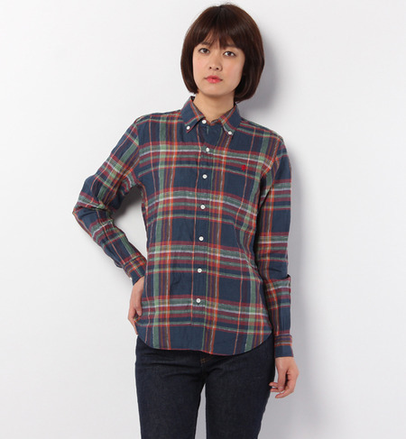 【GYMPHLEX(ジムフレックス)】長袖ボタンダウンシャツ