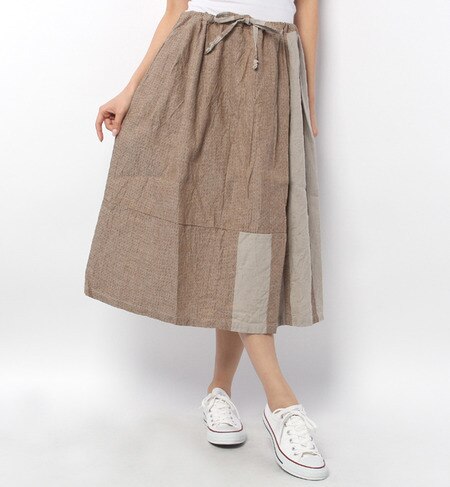【GALLEGO DESPORTES(ギャレゴデスポート)】スカート/drawstring belt skirt