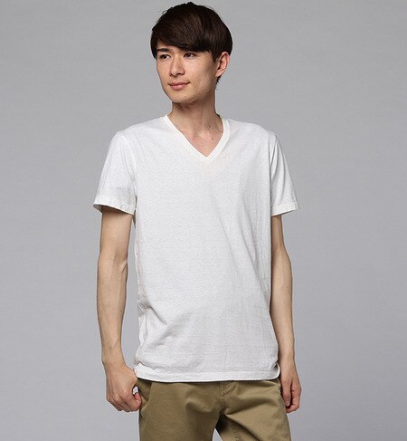 【Morris&Sons】VネックTシャツ