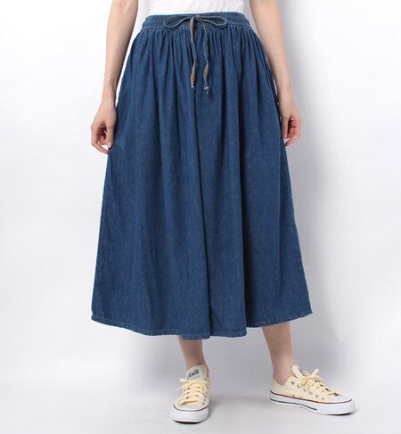 【orSlow(オアスロウ)】GATHER SKIRT