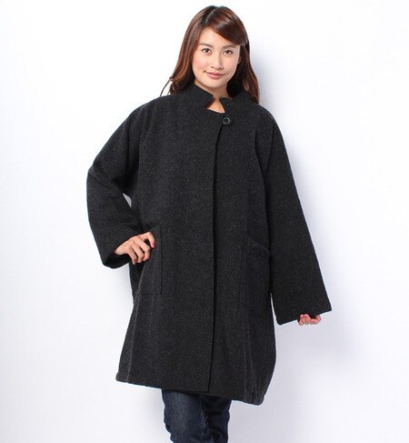 【GALLEGO DESPORTES(ギャレゴデスポート)】LARGE SQUARED COAT ONE BOTTON