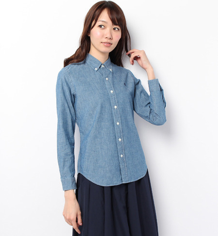 【GYMPHLEX(ジムフレックス)】長袖ボタンダウンシャツ