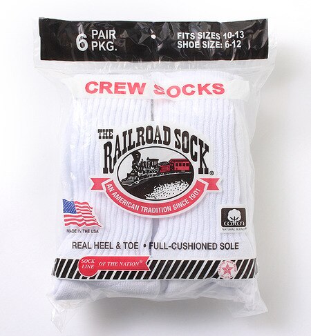 【RAILROAD SOCK】メンズ6pソックス