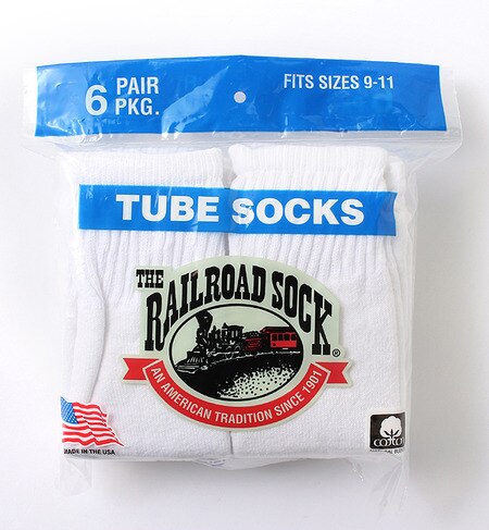 【RAILROAD SOCK】レディース6pソックス