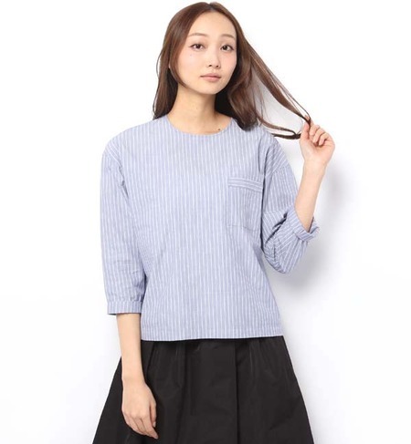 【Morris & Sons】ポケット付プルオーバーシャツ