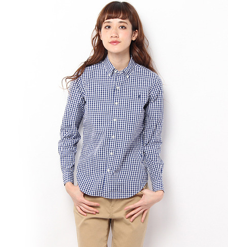 【GYMPHLEX(ジムフレックス)】長袖ボタンダウンシャツ