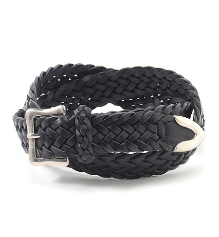 【ANGLO LEATHERCRAFT(アングロレザークラフト)】レザーメッシュベルト