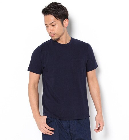 【Morris & Sons】丸胴ポケットTシャツ