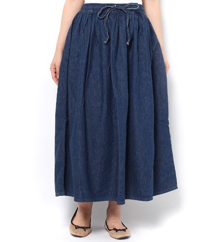 【orSlow(オアスロウ)】GATHER SKIRT