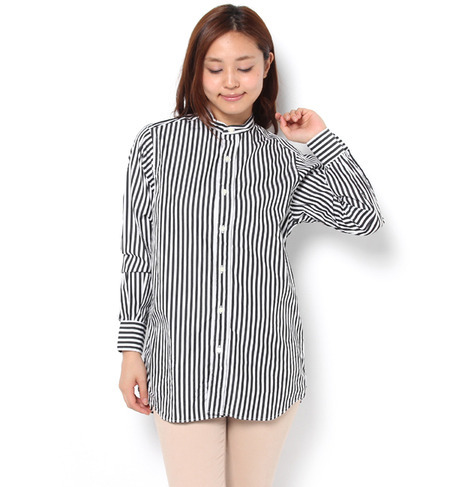 【ビショップ/Bshop】 【Individualized Shirts(インディビィデュアライズド)】LDS バンドカラーRegatta St [送料無料]