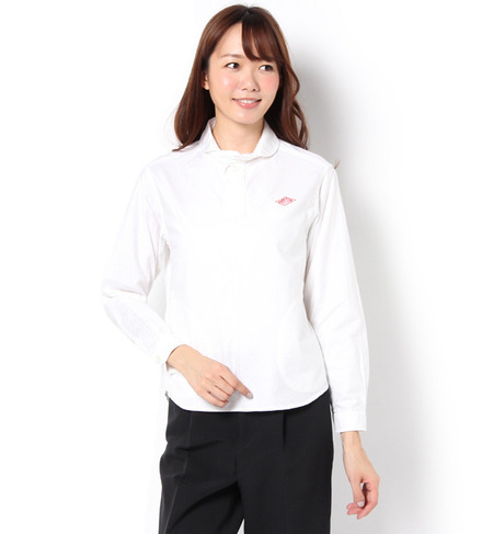 【ビショップ/Bshop】 【DANTON(ダントン)】長袖丸襟ポケット付プルオーバーシャツ [送料無料]