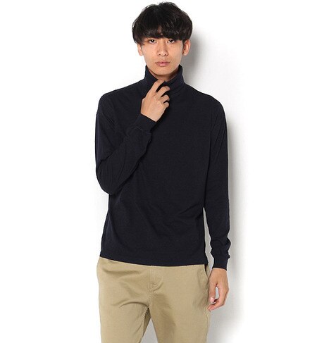 【ビショップ/Bshop】 【AURALEE(オーラリー)】SEAMLESS TURTLE NECK L／S TEE [送料無料]