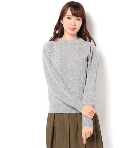 【ビショップ/Bshop】 【AURALEE(オーラリー)】WOOL RANDOM R／B KNIT P／O [送料無料]