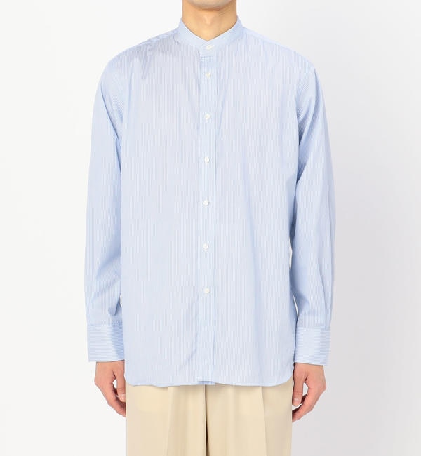 Individualized Shirts】〈別注〉バンドカラーシャツ ST MEN|Bshop(ビショップ)の通販｜アイルミネ