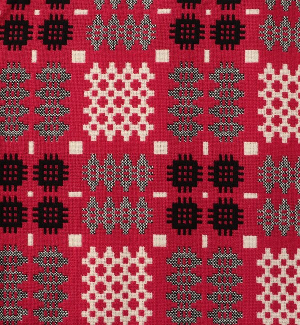 【LABOUR AND WAIT】WELSH TAPESTRY BLANKET RED