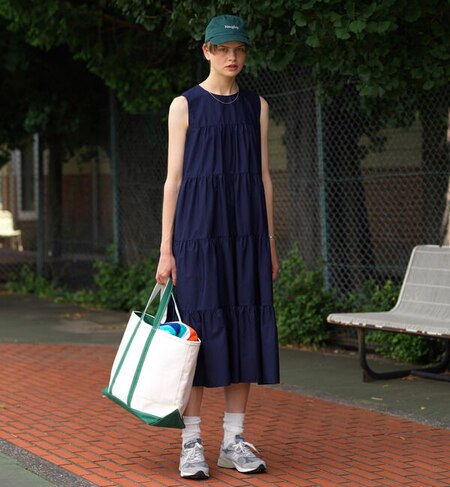 Gymphlex ティアードスリーブレスワンピース Women Bshop ビショップ の通販 アイルミネ Gymphlex ティアードスリーブレスワンピース Women Bshop ビショップ の通販 アイルミネ