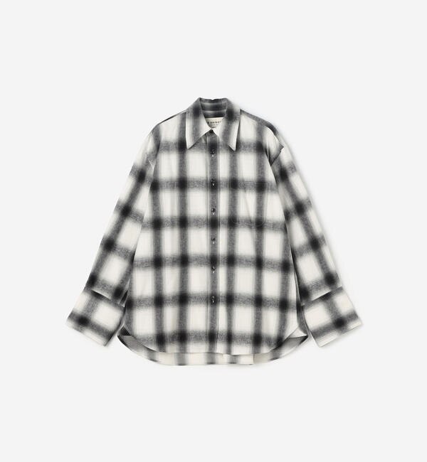 THE SHINZONE | DOUBLE CUFF CHECK SHIRT WOMEN|Bshop(ビショップ)の