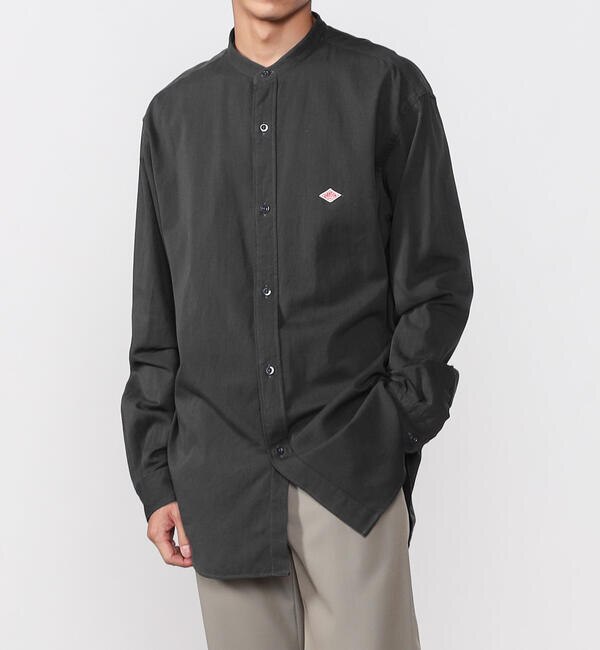 DANTON | コットンツイル バンドカラーシャツ MEN|Bshop(ビショップ)の 