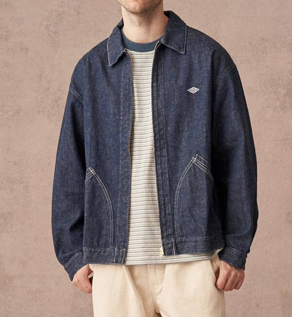 DANTON | 〈別注〉デニム フルジップブルゾン MEN|Bshop(ビショップ)の