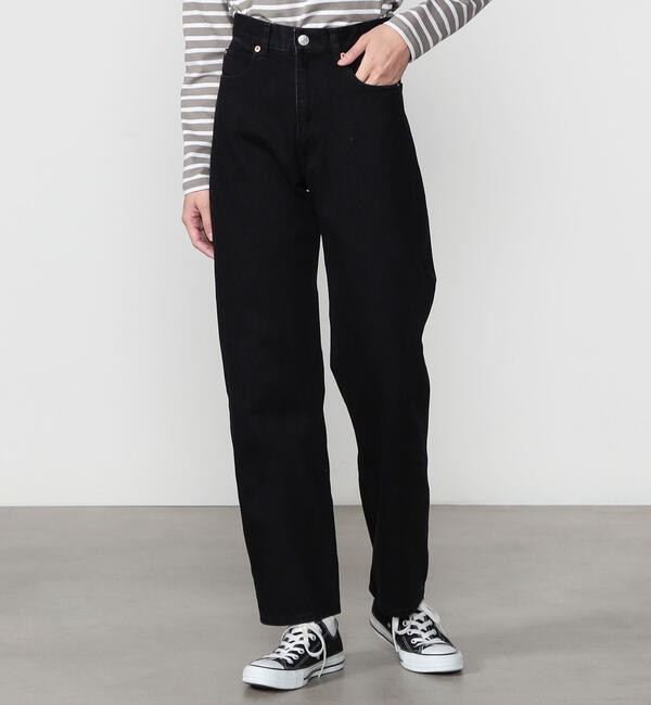 SERGE de bleu | BOY'S デニムパンツ BLACK FADE WOMEN
