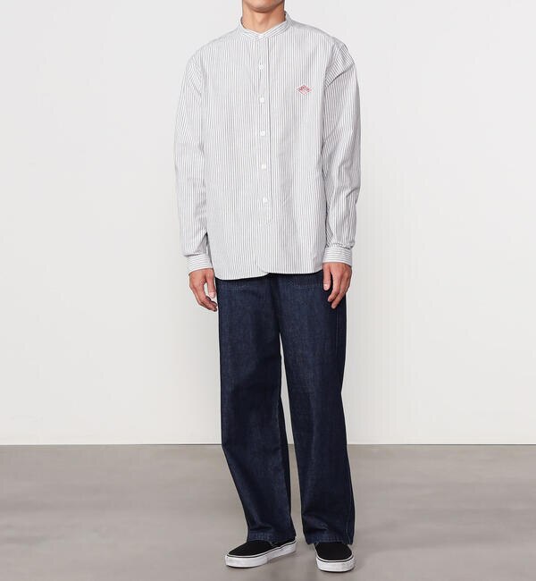 DANTON | オックスフォード バンドカラーシャツ STRIPE MEN|Bshop