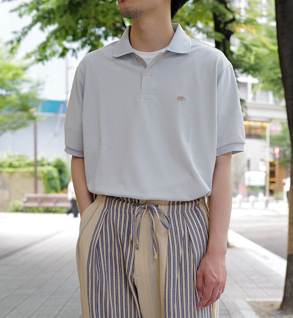 SCYE BASICS | 〈別注〉ポリエステル鹿の子ポロシャツ MEN|Bshop