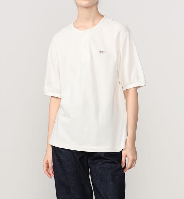 SCYE BASICS | 〈別注〉鹿の子ヘンリーネックTシャツ WOMEN|Bshop