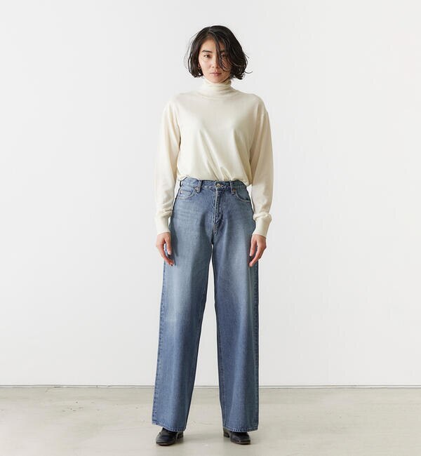 SERGE de bleu | KHUFU デニムパンツ VINTAGE BLUE WOMEN|Bshop 