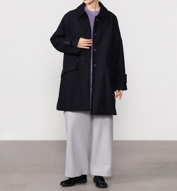 MACKINTOSH   NEW HUMBIE ステンカラーコート NAVY WOMEN Bshop