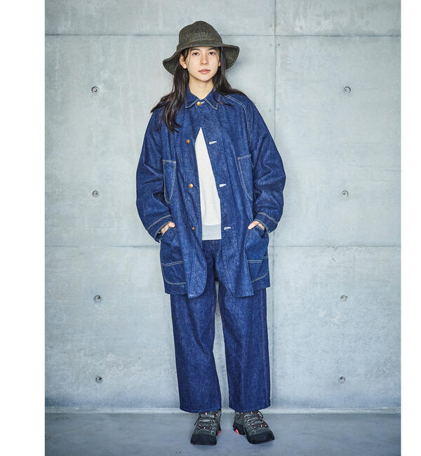 orSlow | デニム オーバーサイズカバーオール WOMEN|Bshop(ビショップ