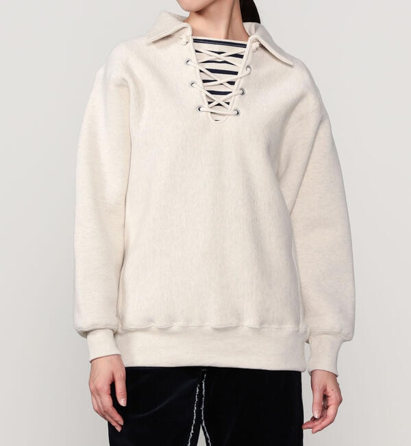 YOUNG & OLSEN The DRYGOODS STORE | レースアップ スウェットプル