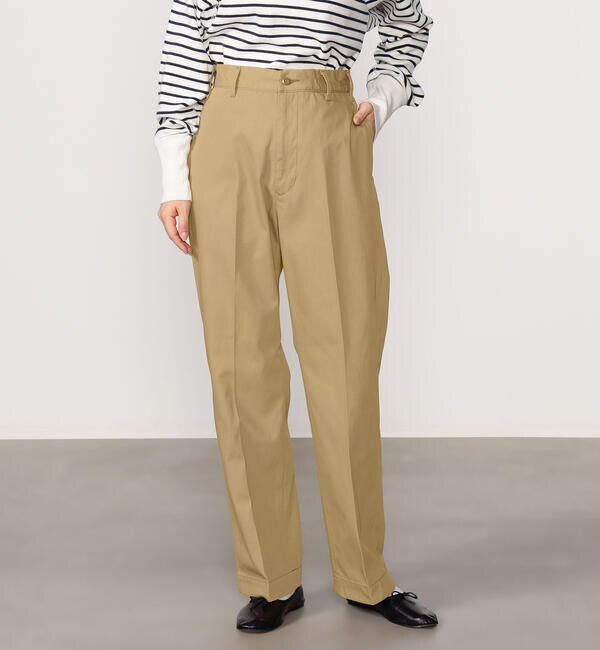 THE SHINZONE | WASHED HIGH WAIST CHINO WOMEN|Bshop(ビショップ)の