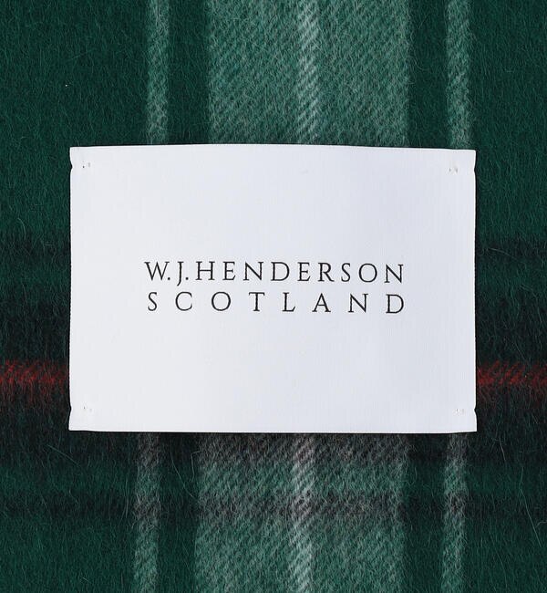 W. J. HENDERSON SCOTLAND | チェック スカーフ|Bshop(ビショップ)の