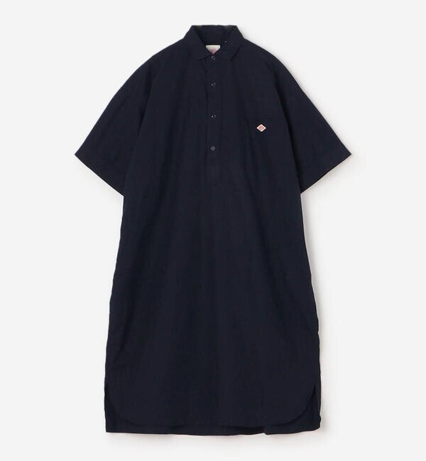 DANTON | コットン 半袖シャツワンピース SOLID WOMEN|Bshop ...