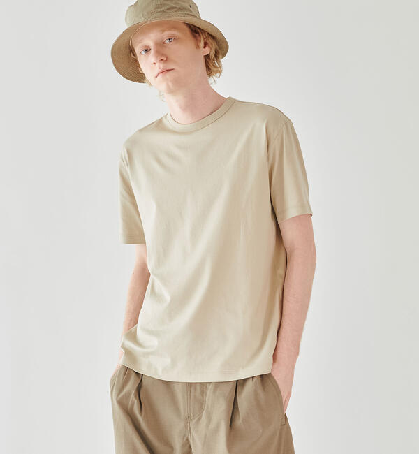 handvaerk | 60/2 クルーネック半袖Tシャツ SOLID MEN|Bshop