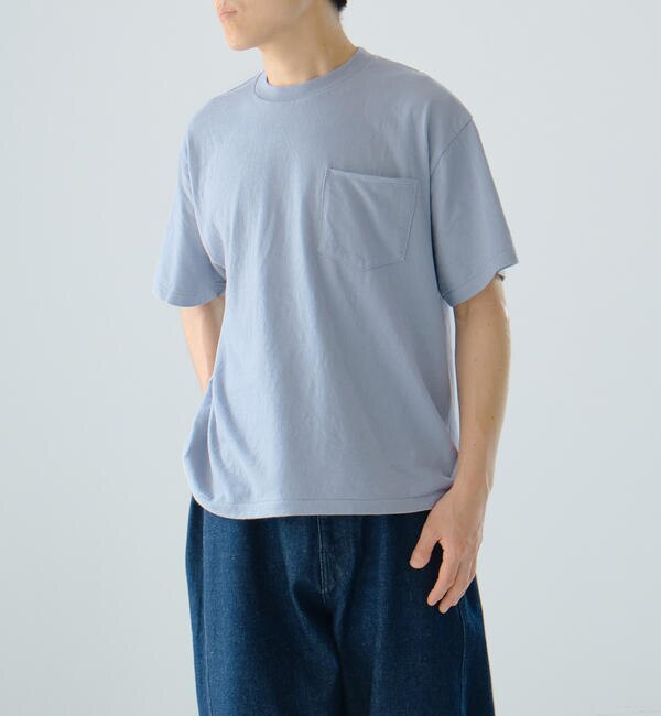 MORRIS & SONS | 丸胴吊り天竺 ポケットTシャツ MEN|Bshop(ビショップ)の通販｜アイルミネ