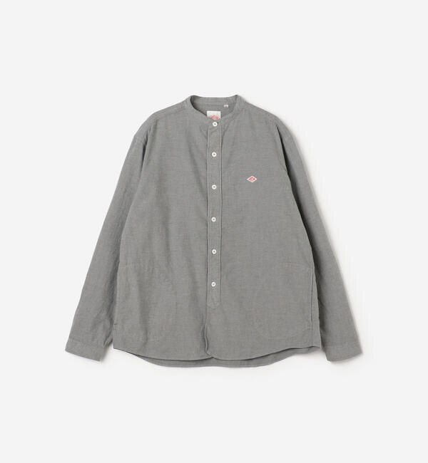 DANTON | コットンフランネル バンドカラーシャツ MEN|Bshop(ビショップ)の通販｜アイルミネ