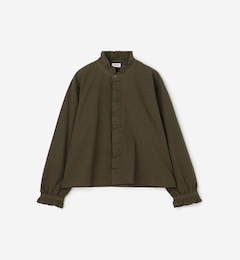 LE GLAZIK | コットン ラッフルシャツ WOMEN