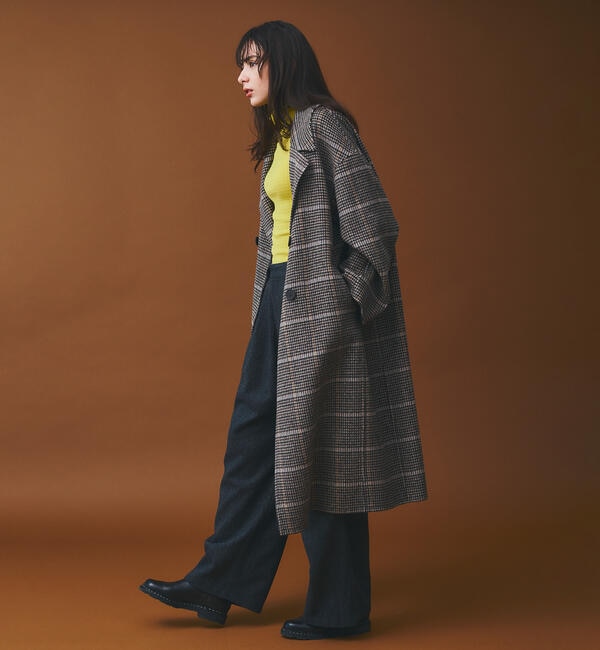 激安/新作 LE GLAZIK | ウール ダブルフェイスコート WOMEN|Bshop ジャケット・アウター