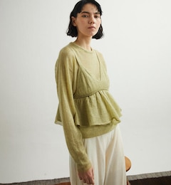 unfil | スーパーキッドモヘア クルーネックニット WOMEN