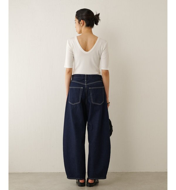 Whim Gazette ウィム ガゼット ラインカーブDENIM 34-