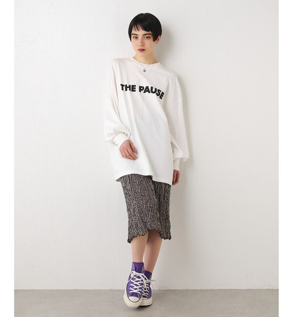 THE PAUSE】THE PAUSEロングスリーブTシャツ|Whim Gazette(ウィム