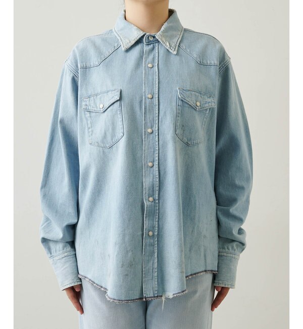 WEB限定デザイン タグあり RED CARD / Nelly Denim Shirts